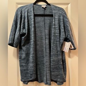 LuLaRoe kimono cardigan says size 3